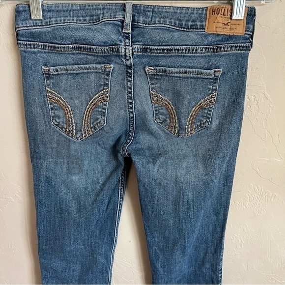 Hollister Boot Cut Short Denim Jeans - Picture 6 of 7